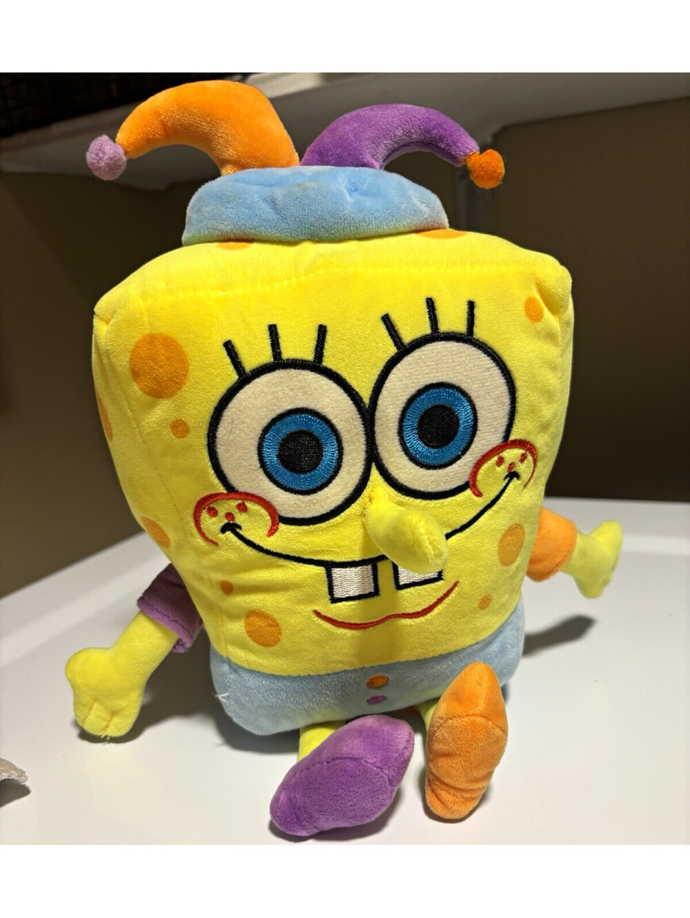 SpongeBob SquarePants Plush Jester Hat 6-14in Washable 2024